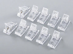 10 PCS Nail Tips Clip Quick Building Poly Builder Gel DIY Extension Clamp Clips