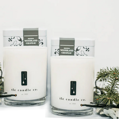"Frolick Through The Forest" Woodland Chateau Luxury 2-Wick Soy Candle Gift Sets